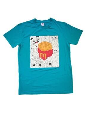 McDonald's Collector’s Edition Promotional Crew T-Shirt in Turquoise - M